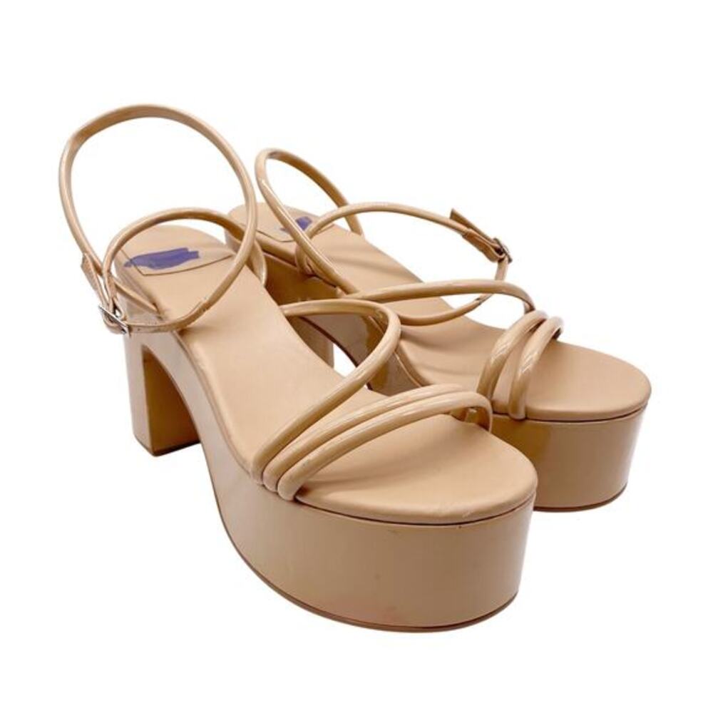 Jeffrey Campbell Women's Mamba Open Toe Platform Ankle Strap Sandal Size 11